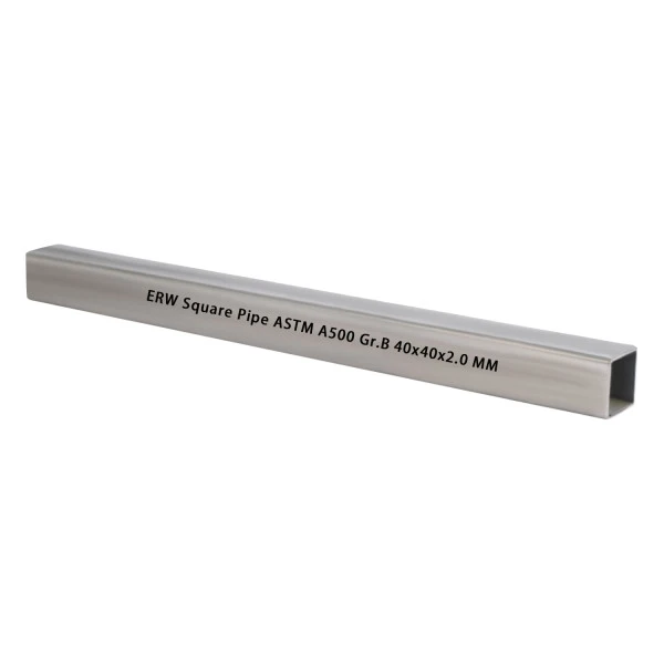 Tubes en acier carrés au carbone ASTM A500