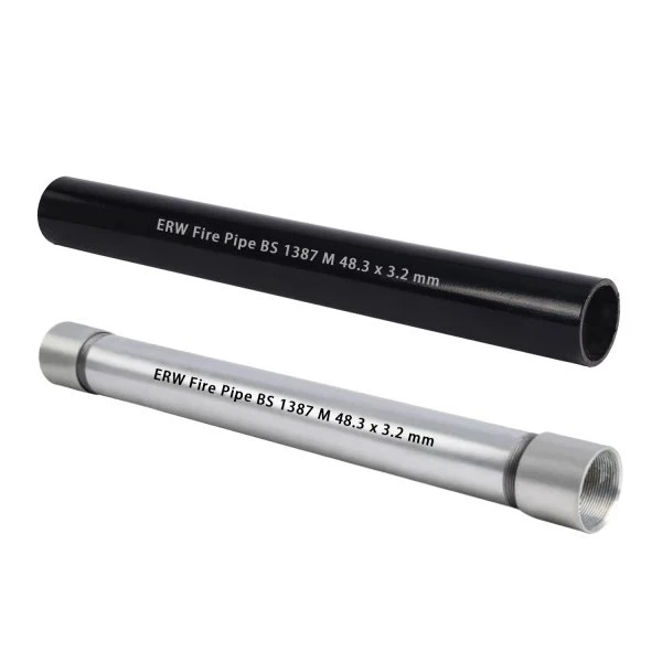 Tube en acier galvanisé BS1387 ERW
