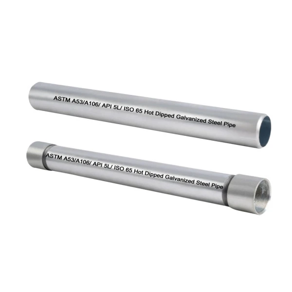 Tubes en acier sans soudure galvanisés à chaud