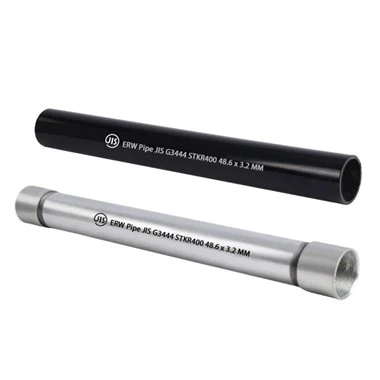 Tuyaux en acier au carbone JIS G3444 ERW