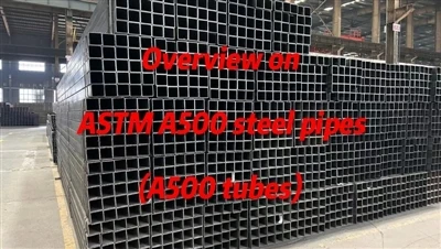 Présentation des tubes en acier ASTM A500 (tubes A500)