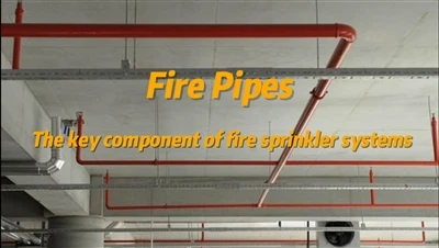 Tuyaux d'incendie Le composant essentiel du système de gicleurs d'incendie